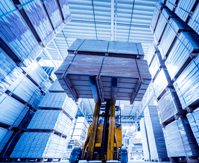 Profit Isle for Distribution: Forklift in a distribution center